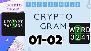 PlaySimple CRYPTOGRAM level 1 2