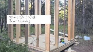 Shed Build Framing Off Grid