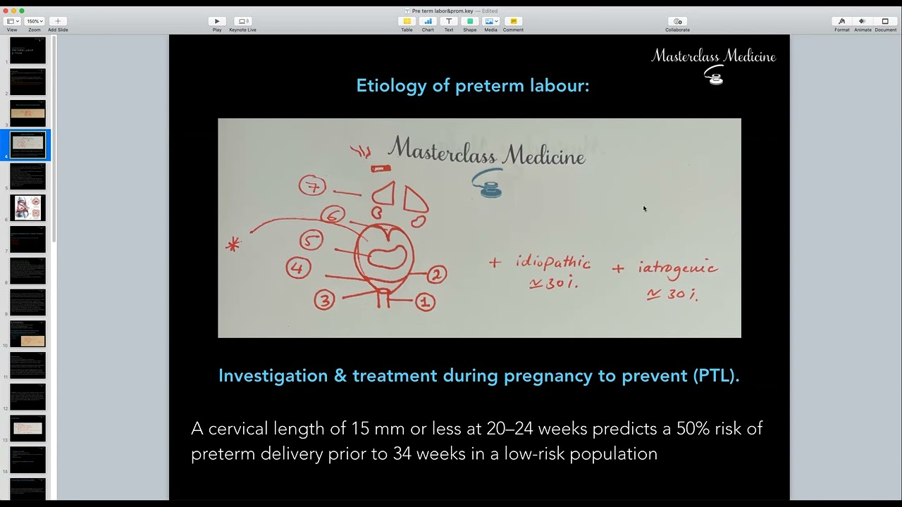 Preterm Labour - OB course - Masterclass Medicine