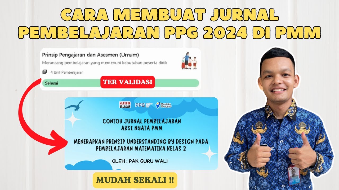 Cara Membuat Jurnal Pembelajaran PPG 2024 Di PMM