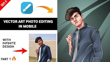 How to Make Vector Art Photo Editing in Infinite Design || Vector Art Tutorial on Mobile - Part 1