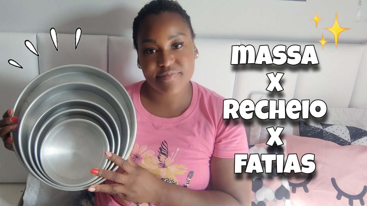 TUDO SOBRE A QUANTIDADE DE MASSA E RECHEIO PARA OS PRINCIPAIS TAMANHOS DE FORMAS(FORMAS REDONDAS) ✨
