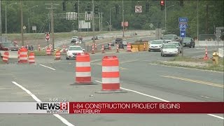 I-84 construction project begins Monday in Waterbury