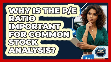 Why Is The P/E Ratio Important For Common Stock Analysis? - Stock and Options Playbook