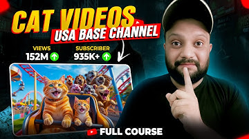 How to Make Orange Cat Realistic AI Videos | Viral Channel Idea 🔥💯