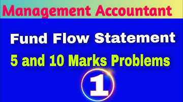 MA: Fund flow statement problems (1)