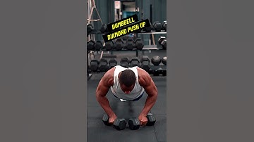 How To Dumbbell Diamond Push Up