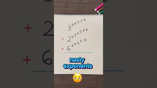 Tricky Exponent Questions #mathshorts #maths #mathtricks #exponents #mathematics #mathstricks