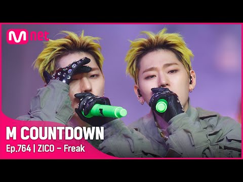 [ZICO - Freak] Comeback Stage | #엠카운트다운 EP.764 | Mnet 220804 방송
