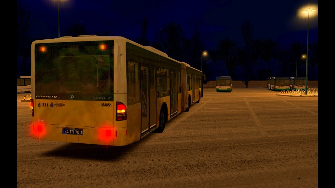 OMSİ 2 // S11 HATTI MERAK EDENLER İÇİN! // KARLI HAVADA ZORLU SEFER // FİKTİV SZCZCİN 2.50