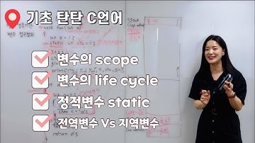 변수의 유효 범위(scope) | 변수의 생존 주기(life cycle) | 정적변수(static) | 전역변수 | 지역변수