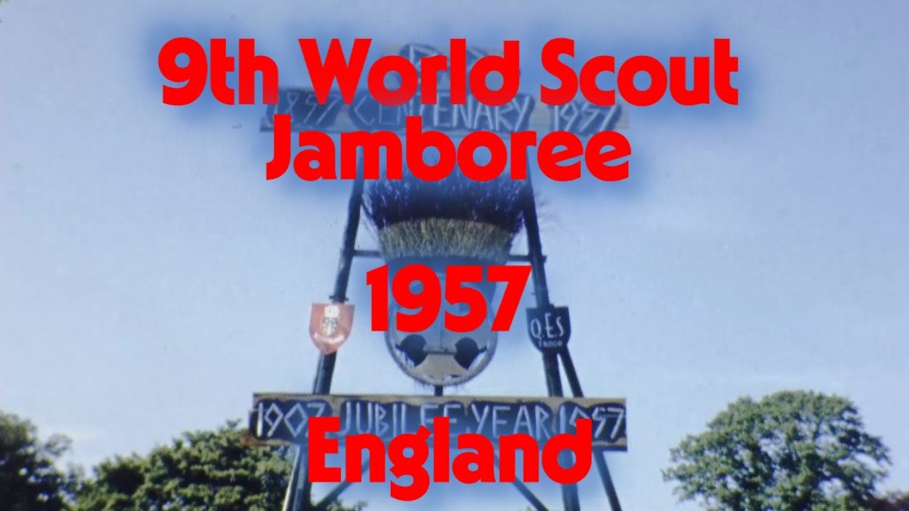 9th World Scout Jamboree - Sutton Park - August 1957. Shot on 16mm film, scanned 2K, uploaded 1080P.