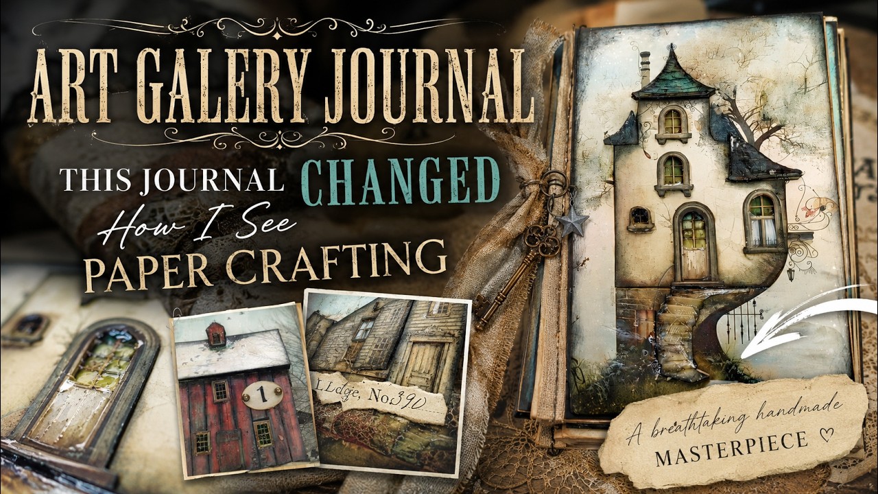 Thumbnail for Art Gallery Journal - This Journal Changed How I See Paper Crafting