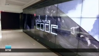 BlackRock/Girls Who Code Ring The NYSE Closing Bell