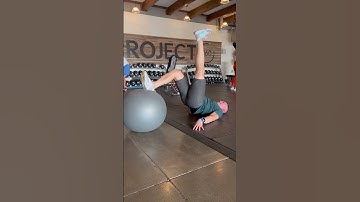 Single Leg SWISS ball HS curl