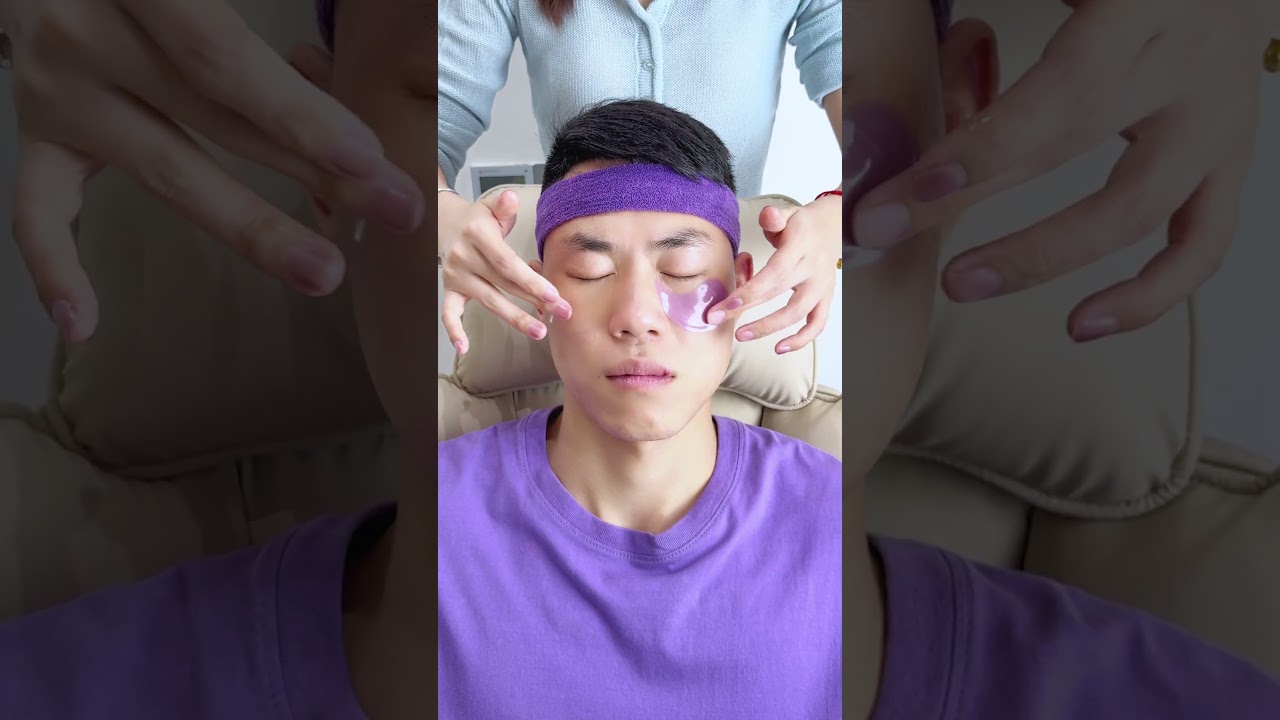 My boyfriend's asmr skincare  #satisfying #skincare #aesthetic #asmr #skincareroutine