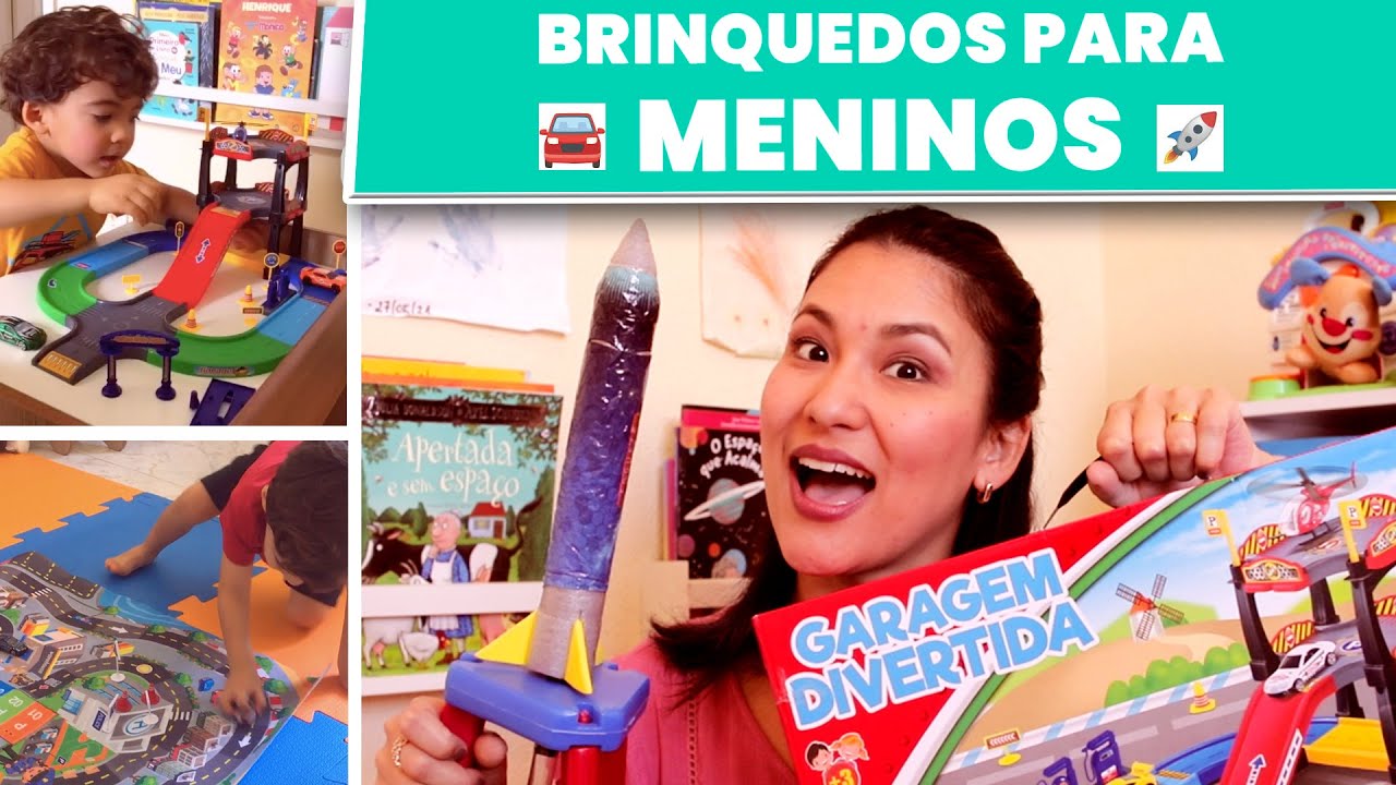 4 BRINQUEDOS PARA MENINOS DE 3 ANOS 