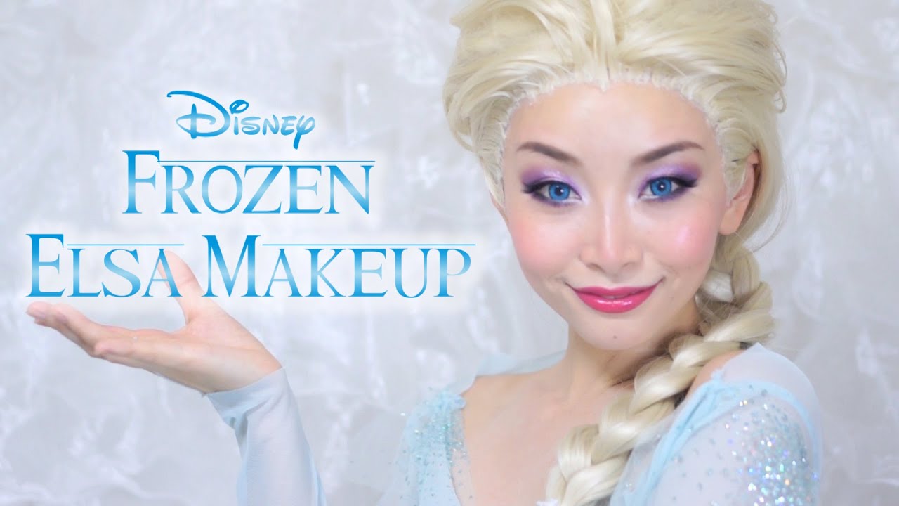 アナ雪 エルサ風メイク Disney S Frozen Elsa Makeup Tutorial Youtube