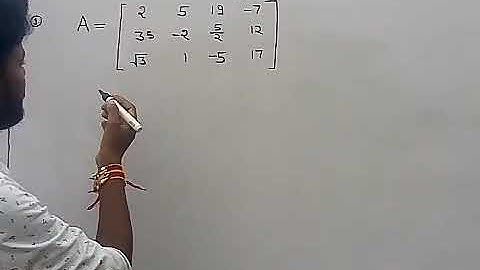 Class 12th maths, matrices by Er. Pawan sir