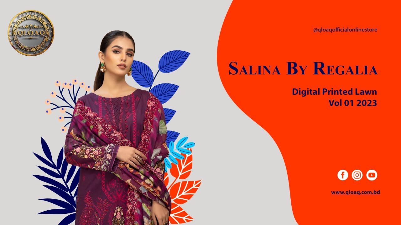 Digitally printed Salina lawn volume 1 2023 from Regalia