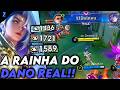 O DANO MAIS TEMIDO DO JOGO! (DANO REAL) - LESLEY GAMEPLAY | Mobile Legends