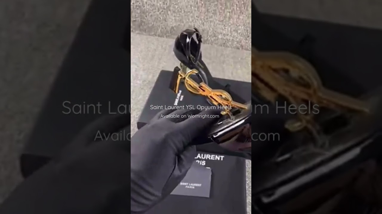 Saint Laurent YSL Opyum Heels available on Wornright.com Authenticated Luxury