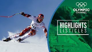 5 Courageous moments in Olympic Alpine Skiing | Highlights Listicles