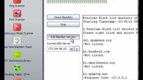 Is that IP address on a Real Time Blacklist?