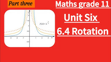 How to rotate a given point , line and circle ?/maths grade 11 unit six : Rotation/