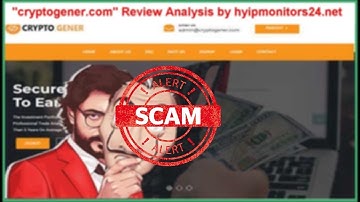 cryptogener.com" Review Analysis by hyipmonitors24.net