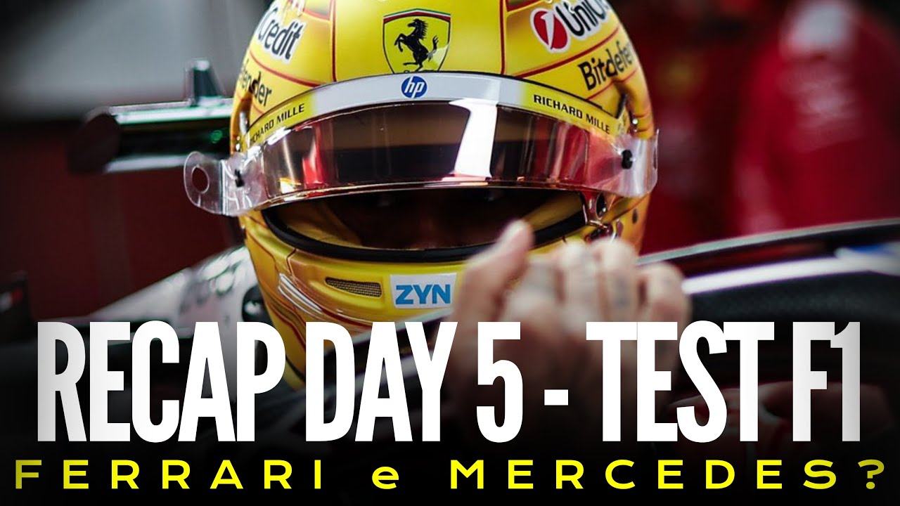 RECAP Test F1 DAY 5 - FERRARI chiude "Davanti", Tanti Giri per (quasi ...