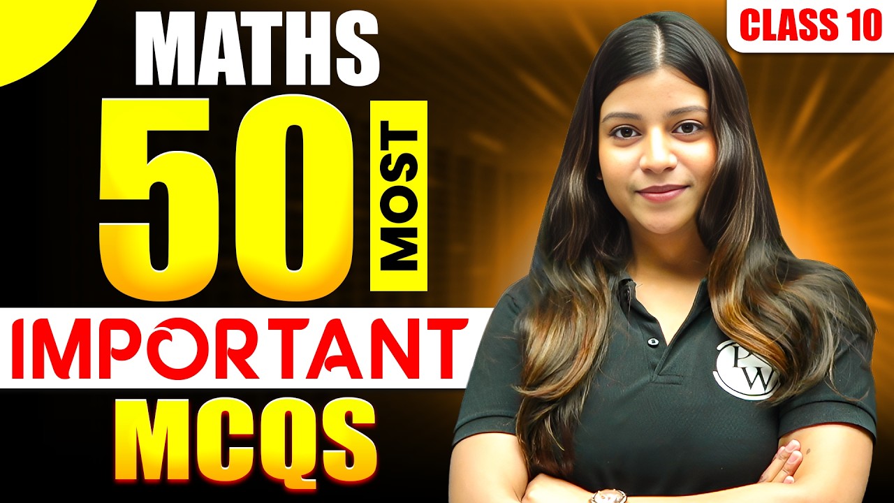 Class 10 ICSE Maths : 50 Most Important Questions For Board Exam | ICSE Maths 2026