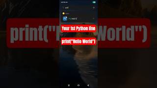 Write Your First Python Program –Python in 60 Seconds( Ep.3) #shorts #python #programming #coding