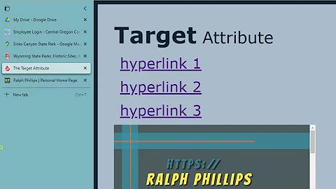 Target Hyperlink Results into Specific Tabs or Frames with the #Target Attribute