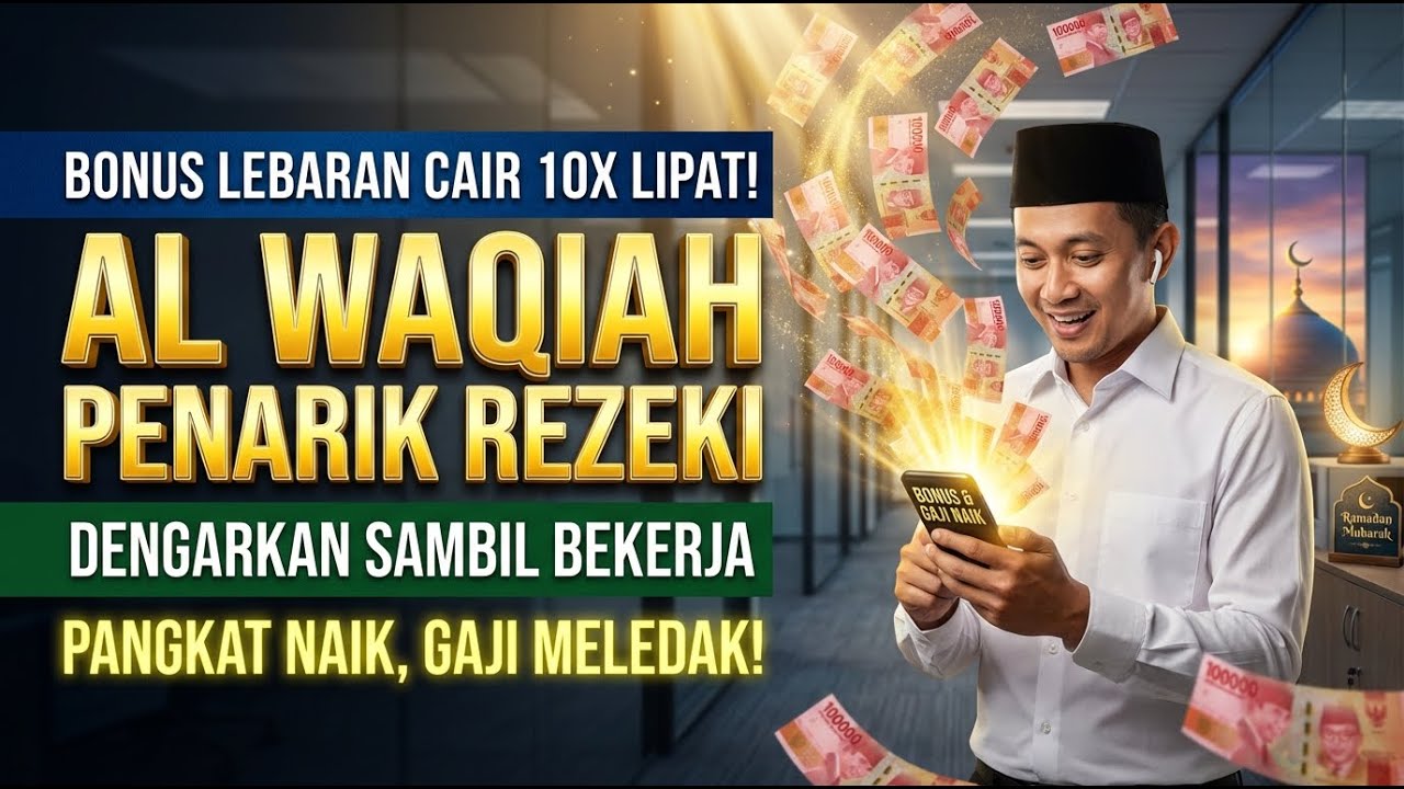 TENANGKAN SOREMU! Dzikir Petang Surah Al Waqiah Pelancar Rezeki Halal Ramadhan
