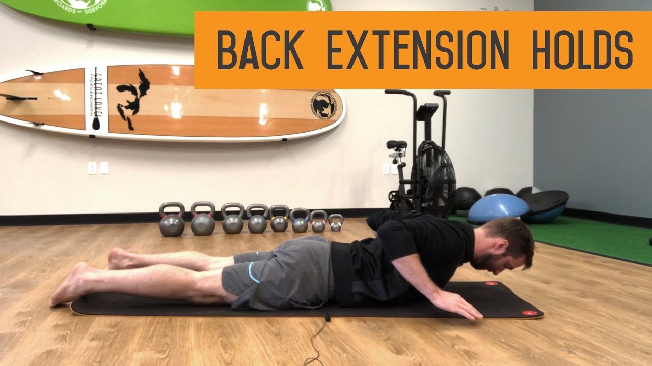 Back Extension Holds  Posture Exercise 