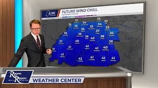 LIVE NOW at 7AM - Matt's tracking a briefly milder day ahead of some really chilly temperatures