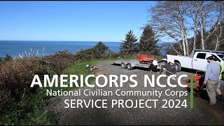 AmeriCorps NCCC Service Project 2024 at Redwood @RedwoodNPS