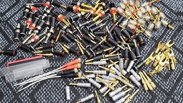 Rắc Loa Bắp Chuối Hàng Bãi Furutech, Ultralink - Cọc loa mỏ chim ra bắp chuối