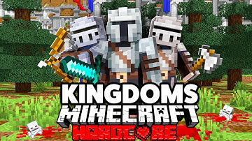 100 Players Simulate Medieval Kingdoms in Minecraft Hardcore...