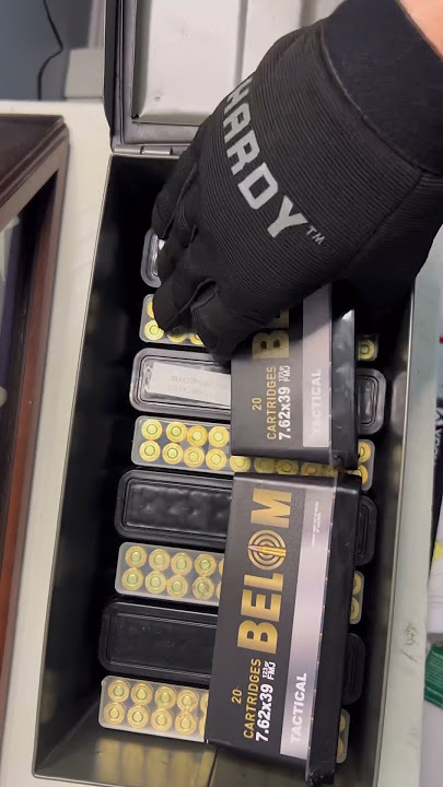 Belom Tactical 7.62x39 FMJ  #ammo #ammostorage