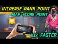 How to increase Map Score points In Free Fire | How to increase rank points in free fire