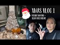 XMAS VLOG 1 | PRESENTS, TREE SET UP & SHOPPING