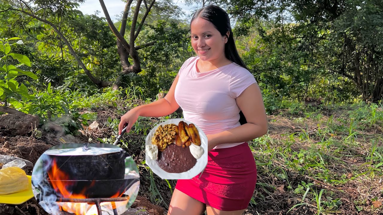COCINANDO EN EL CAMPO EN El SALVADOR🌾🇸🇻 