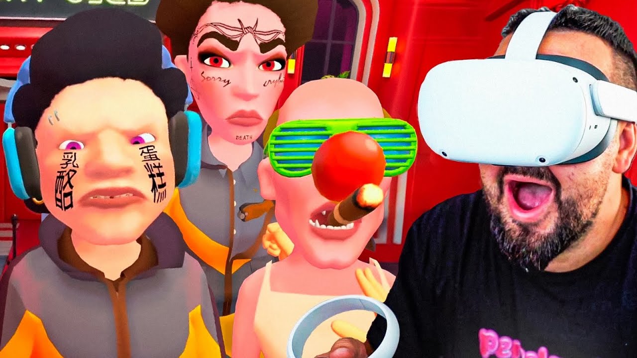 PAPI GAVI JUEGA A SIMULADOR DE PORTERO DE DISCOTECA