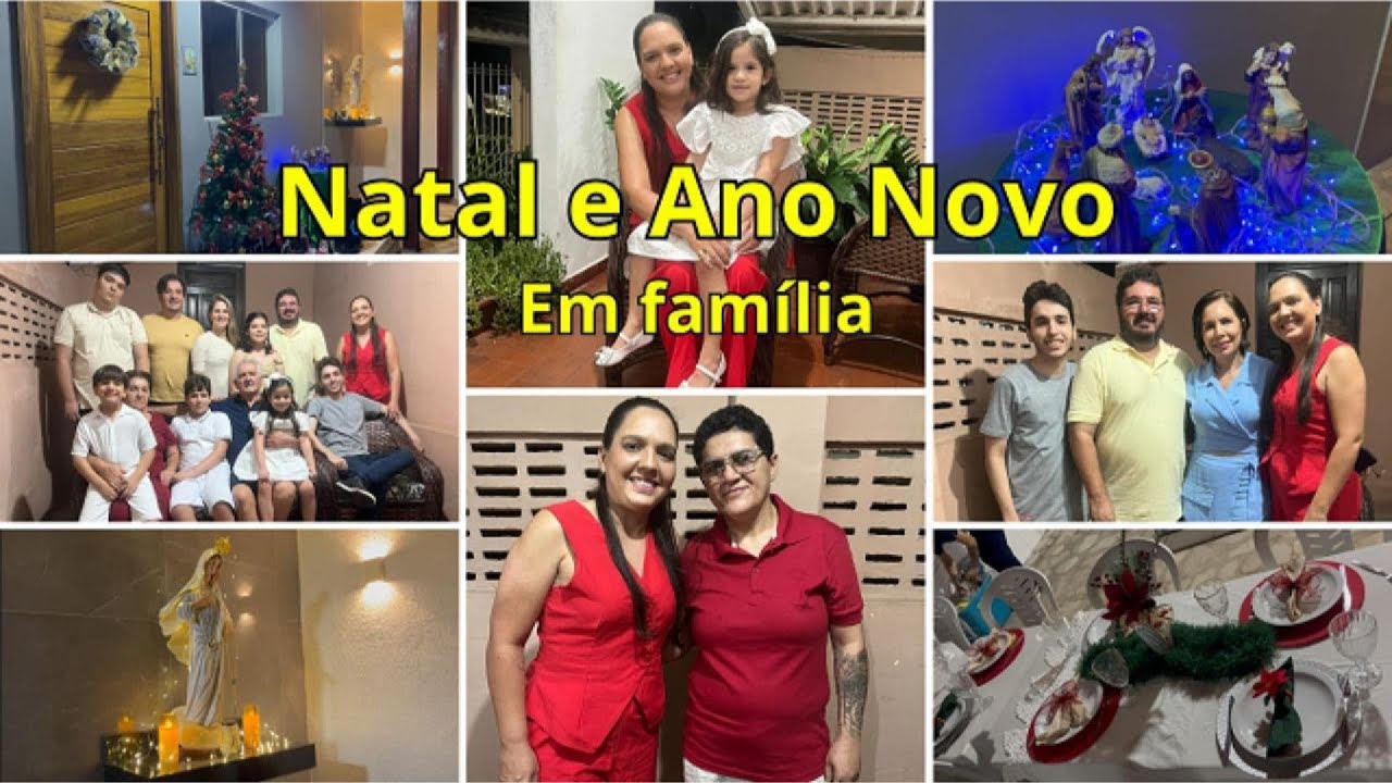 Nosso Natal e Ano Novo em Família!🎅❤️