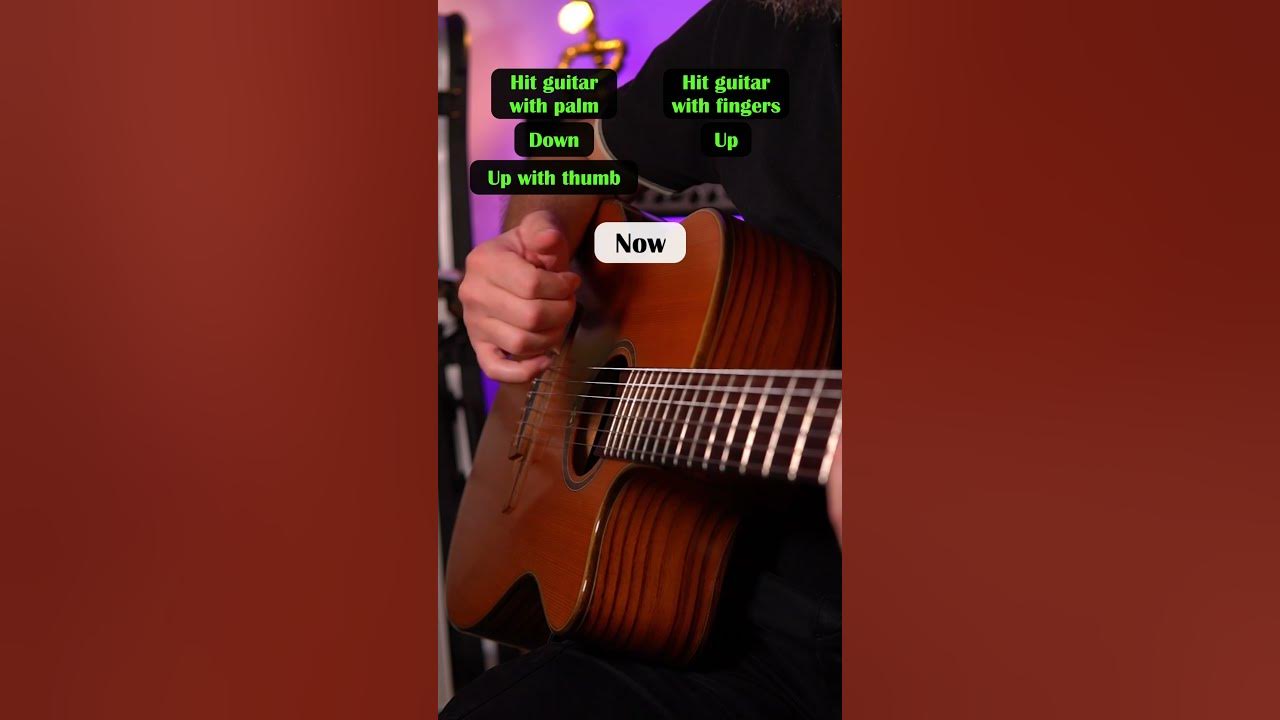 IMPRESS EVERYBODY WITH THIS GUITAR STRUMMING 😮  #guitar  #rumba #flamenco #viral