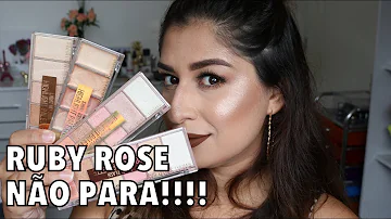 Como usar a paleta iluminador da Ruby Rose?