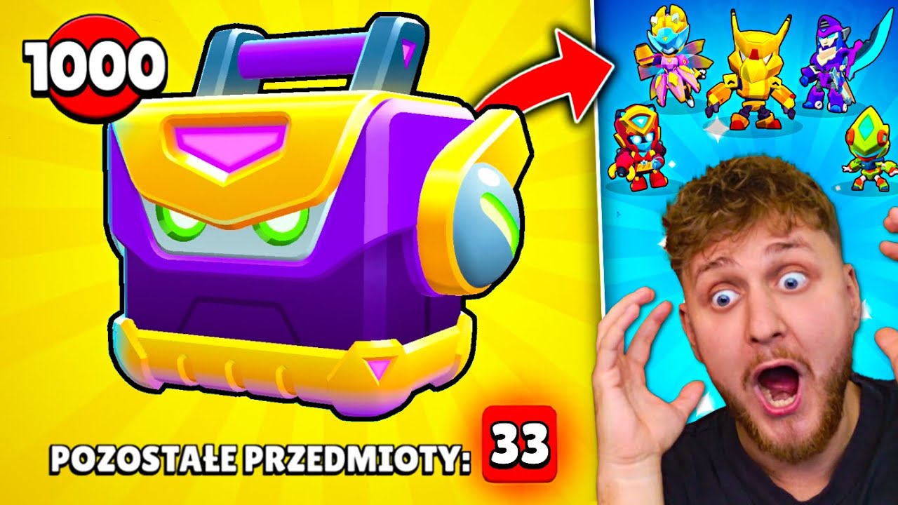 Otworzyłem 1000 MECHA BOX i trafiłem TO!🤯 *33 PRZEDMIOTY, 1600 GEMÓW i LEGENDARNY SKIN?*