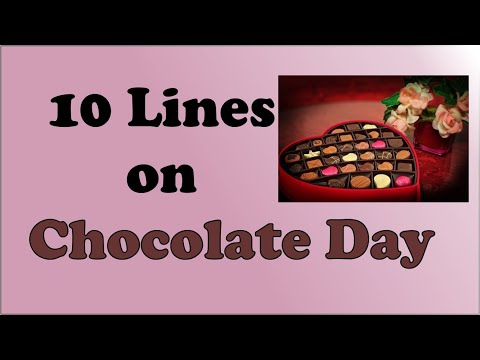 10 Lines on Chocolate Day in English